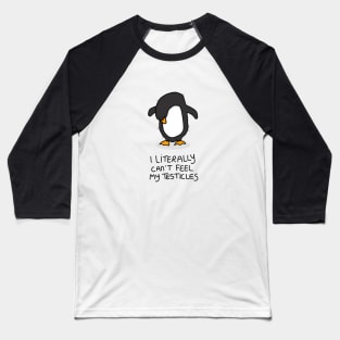 Grumpy Penguin Baseball T-Shirt